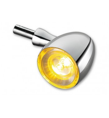TURN SIGNAL BULLET 1000 CHROME ECE APPROVED CUSTOM MOTORCYCLE AND HARLEY