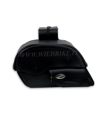 BORSE LATERALI CRUISER SLANT LARGE CON TASCA PER HARLEY DAVIDSON XL SPORTSTER