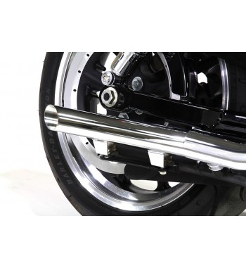 MUFFLERS SLIP ON  EXTENSION DRAG PIPES CHROME FOR HARLEY DAVIDSON XL SPORTSTER '04-'13