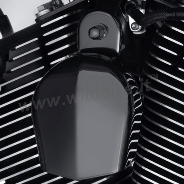 HORN COVER COWBELL BLACK HARLEY DAVIDSON XL SPORTSTER AND TWIN CAM