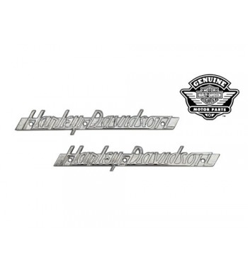 EMBLEMS GAS TANK 61774-51 WITH CHROME LETTERING HARLEY DAVIDSON 