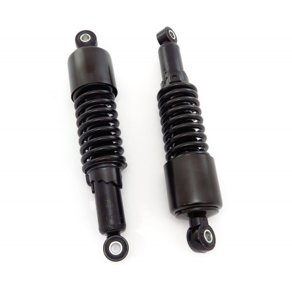 SHOCKS ABSORBERS REAR SHORTY BLACK 11.4" ROUND FOR MOTORCYCLE