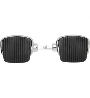 FOOTBOARDS CLASSIC MINI COMFORT RUBBER STYLE 4 "CHROME FOR HARLEY DAVIDSON