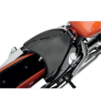 SPRINGS BLACK SOLO SEAT LOW PROFILE AND MOUNTING KIT HARLEY DAVIDSON XL SPORTSTER '04-'16