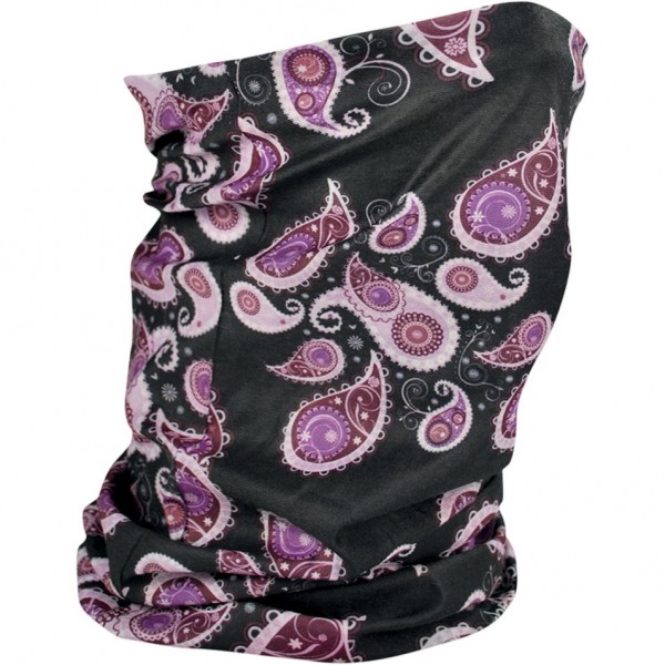 TUBO MOTLEY MULTIUSO SOTTOCOLLO UNIVERSALE IN PILE PURPLE PAISLEY RIDER