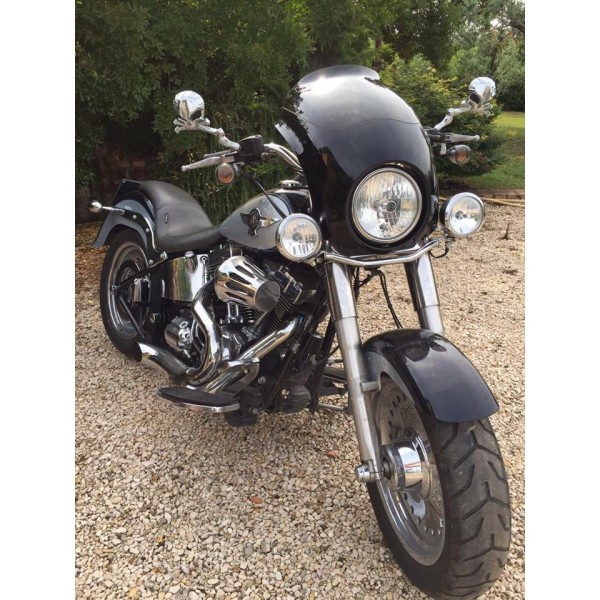 BULLET FAIRING WINDSHIELD for HARLEY DAVIDSON SOFTAIL DE LUXE