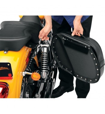 SADDLEBAGS LEATHER CRUIS'N DRIFTER CUT-OUTS FOR CUSTOM MOTORCYCLE AND HARLEY DAVIDSON