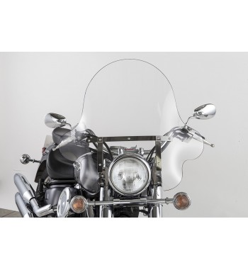 WINDSHIELD FALCON 20" CLEAR FOR STANDARD FORK CUSTOM CRUISER MOTORCYCLE