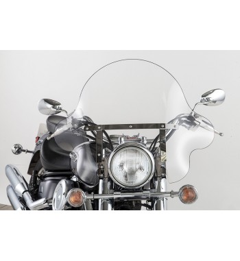 WINDSHIELD FALCON 16" CLEAR FOR TAPERED FORK CUSTOM CRUISER MOTORCYCLE