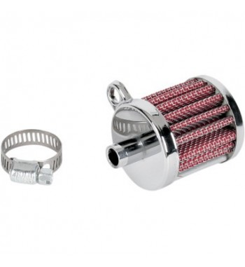 FILTER VENT MINI CHROME CRANKCASE FOR CUSTOM MOTORCYCLE AND HARLEY DAVIDSON
