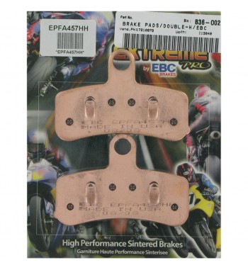 FRONT BRAKE PAD EBC SINTERED EXTREME PERFORMANCE FOR HARLEY DAVIDSON BIG TWIN/TWIN CAM '08-'17