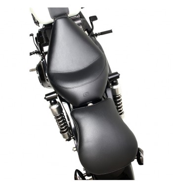 PILLION LEATHER GEL PHANTOM PAD PASSENGER S3 STANDARD 9" WITH SUCTION CUPS HARLEY DAVIDSON AND CUSTOM MOTORCYCLE