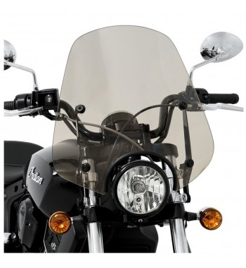 DEL RIO WINDSHIELDS SPORTSHIELD TRANSPARENT SOLAR FOR INDIAN SCOUT '15-'18