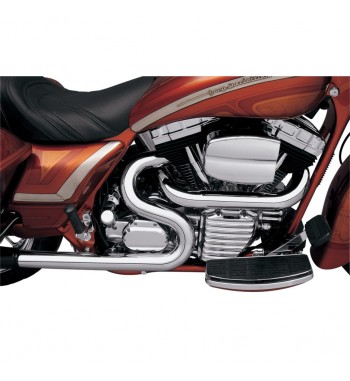 FLOORBORDS COMFORT DRIVER REPL.50621-79A CHROME FOR HARLEY DAVIDSON SOFTAIL TOURING 87-23