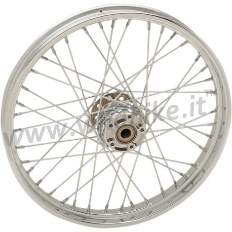 WHEELS REPLACEMENT LACED FRONT 40 SPOKES 21" X 2,15" CHROME FOR HARLEY DAVIDSON FXST SOFTAIL '12-'17
