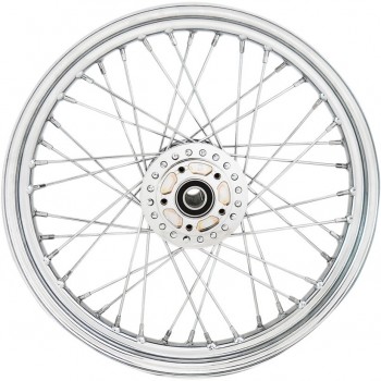 WHEELS REPLACEMENT LACED FRONT 40 SPOKES 19" X 2.5" ABS CHROME FOR HARLEY DAVIDSON XL SPORTSTER '08-'18