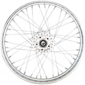WHEELS REPLACEMENT LACED FRONT 40 SPOKES 21" X 2,15" ABS CHROME FOR HARLEY DAVIDSON XL SPORTSTER '06-'07