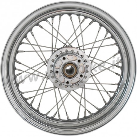 WHEELS REPLACEMENT LACED FRONT 40 SPOKES 16" X 3" W/O ABS CHROME FOR HARLEY DAVIDSON XL SPORTSTER '10'-18