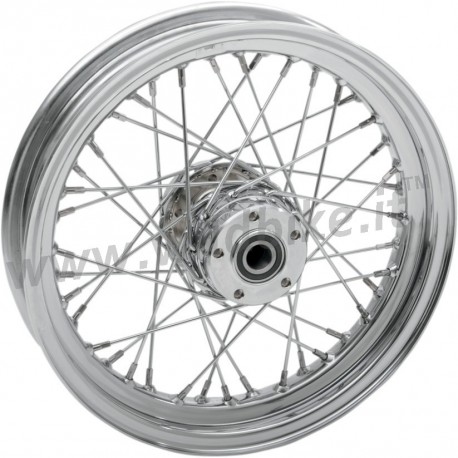 WHEELS REPLACEMENT LACED REAR 40 SPOKES 16" x 3" CHROME FOR HARLEY DAVIDSON TOURING '02-'07