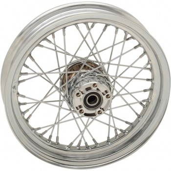 REAR WHEELS REPLACEMENT LACED 40 SPOKES 16" X 3" ABS CHROME FOR HARLEY DAVIDSON XL SPORTSTER '14-'18