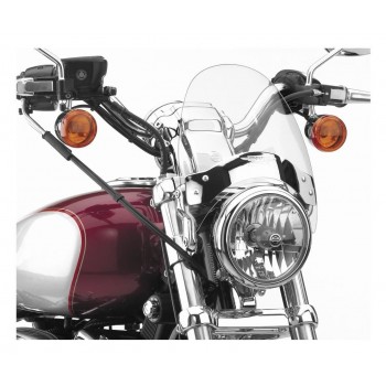 FLYSCREEN MINI WINDSHIELD CLEAR FOR INDIAN SCOUT '15-'18