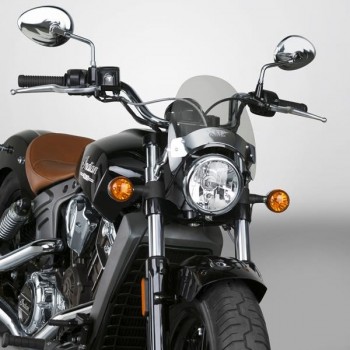 FLYSCREEN MINI WINDSHIELD DARK TINT FOR INDIAN SCOUT '15-'18