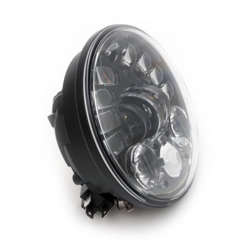 SIX LED FRONT HEADLIGHT BODY EU APPROVED 5.75 SUPERLIGHT FOR HARLEY DAVIDSON FXD DYNA '97-'17