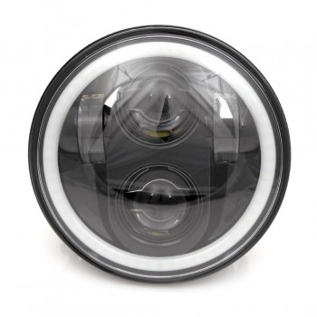 SUPAREE 'Neue Typ 5.75 5 3/4 Zoll LED Scheinwerfer Engel Augen für Halo  Motorrad (ein Jahr Garantie)