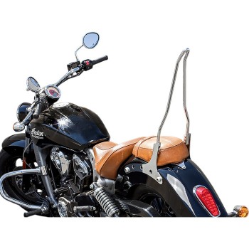 SISSY BAR ATTITUDE 18" CHROME FOR INDIAN SCOUT '15-'19