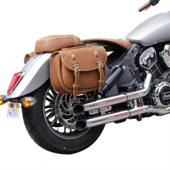 MUFFLERS EXHAUSTS SLIP-ON WYATT GATLING® TURN OUT CHROME FOR INDIAN SCOUT '15-'19