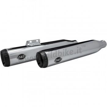 EXHAUSTS MUFFLERS S&S GRAND NATIONAL EU APPROVED CHROME HARLEY DAVIDSON SOFTAIL FLDE/FLHC M-EIGHT '18-'19