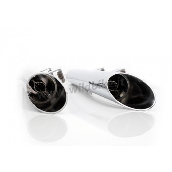 MUFFLERS SLIP ON  EXTENSION DRAG PIPES CHROME FOR HARLEY DAVIDSON XL SPORTSTER '04-'13