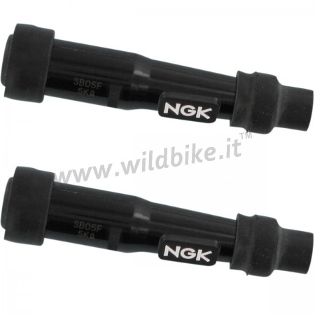 NGK SPARK PLUG CAP BLACK SB05F STRAIGHT FOR CABLE 7 MM MOTORCYCLE
