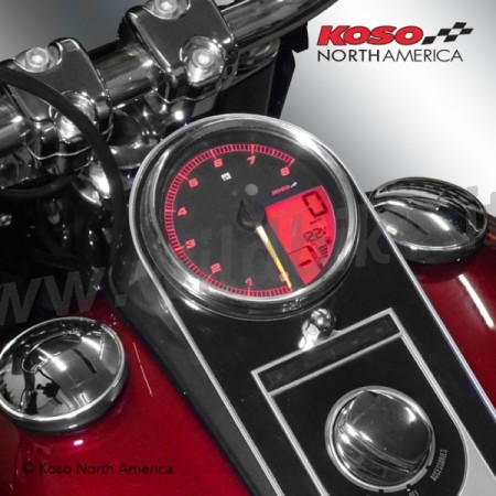 Termometro olio per Harley-Davidson Touring Koso grigio