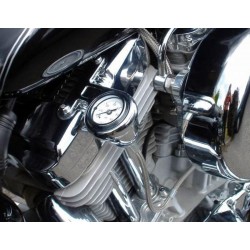 Trouvez vos MANOMETRE D'HUILE ACCEL REMPLI DE LIQUIDE pour Harley Davidson  et moto custom.