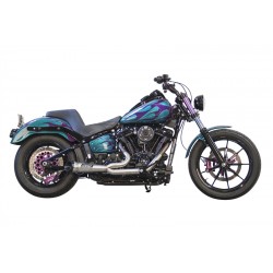 SCARICO MARMITTA TBR COMPETITION 2IN1 SHORTY TURN-OUT INOX HARLEY DAVIDSON SOFTAIL M-EIGHT