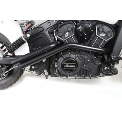 BLACK EXHAUSTS WYATT GATLING® DRAG PIPE FOR INDIAN SCOUT '15-'20