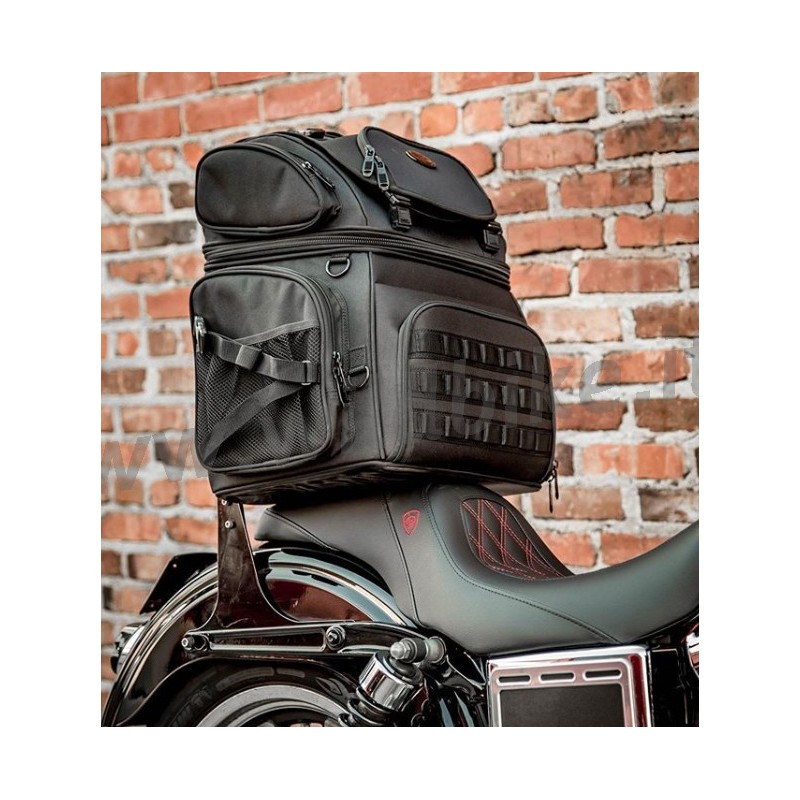Porte-bagages arrière de moto - Barre de support de montage supérieure -  Kit de plaque d'appui