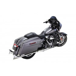 EXTENSION D'ECHAPPEMENTS WYATT FISHTAIL SLIP-ON 36" CHROME HARLEY DAVIDSON FLH/FLT TOURING 17-24