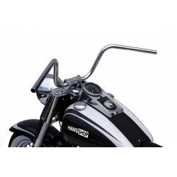 HANDLEBAR TRW APE HANGER 22 CM CHROME 1 " CABLE INDENT CUSTOM MOTORCYCLE AND HARLEY