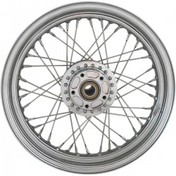 WHEELS REPLACEMENT LACED FRONT 40 SPOKES 16" X 3" ABS CHROME HARLEY DAVIDSON XL SPORTSTER 14-20