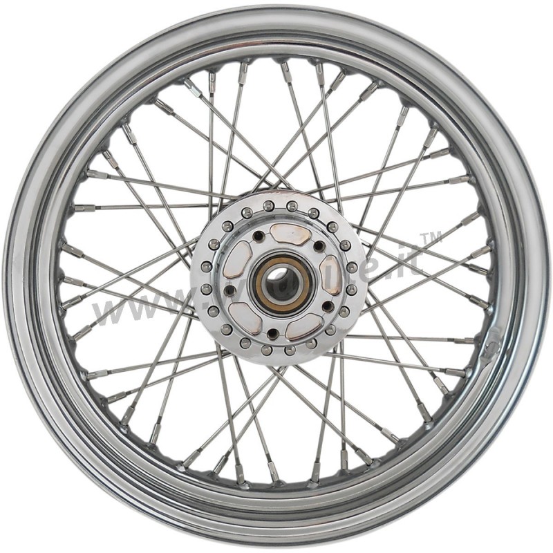 WHEELS REPLACEMENT LACED FRONT 40 SPOKES 16" X 3" ABS CHROME HARLEY DAVIDSON XL SPORTSTER 14-20