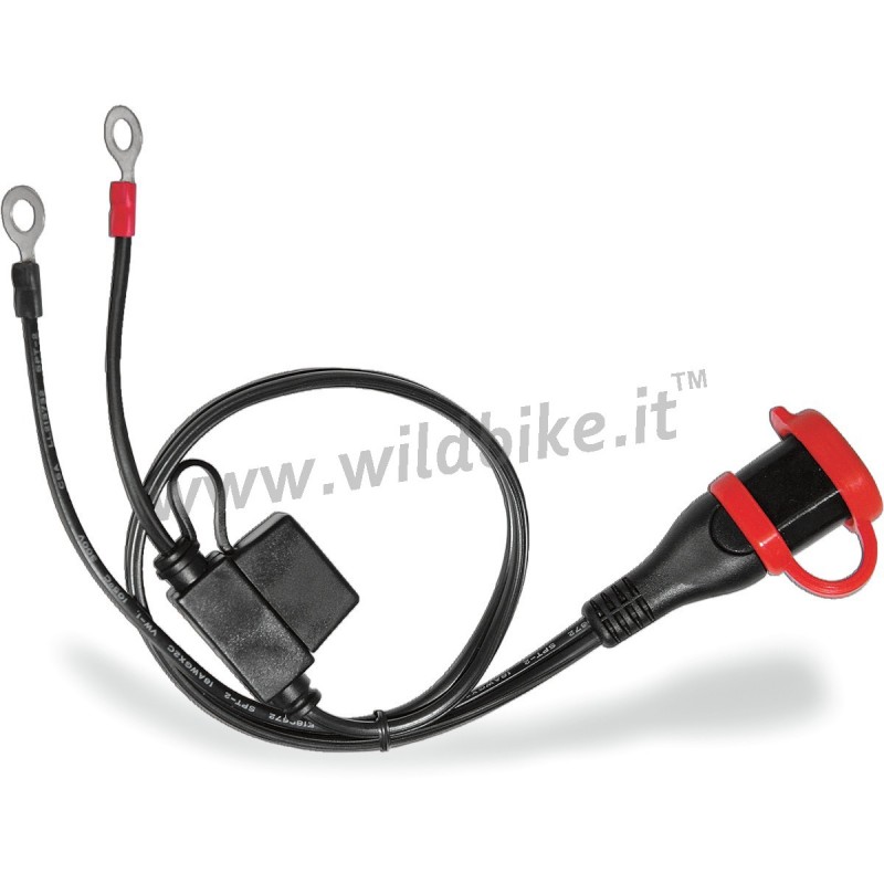 PERMANENT CABLE LEAD FOR OPTIMATE CAR AND MOTORCYCLE BATTERY CHARGER