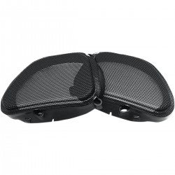 REPLACEMENT FRONT SPEAKERS GRILLES HOGTUNES 57 MESH HARLEY DAVIDSON FLTR ROAD GLIDE 98-13