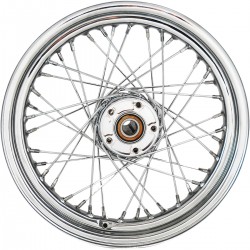 ROUES ARRIERE REMPLACEMENT LACETS 40 rayons 16"X 3" CHROME HARLEY DAVIDSON FXST/FLST SOFTAIL 12-17