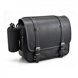 Borsa Laterale Singola Vera Pelle Nera Universale Small 18L x Moto Harley  Davidson e Custom - Borse Laterali - Shopbikers: vendita prodotti per  motociclisti custom