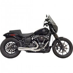 SYSTÈME D'ÉCHAPPEMENT BASSANI 2-1 RIPPER SHORT CHROME HARLEY DAVIDSON SOFTAIL 18-21