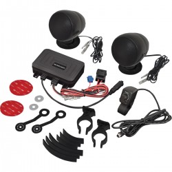 STEREO AUDIO SYSTEM SC COMPACT BLUETOOTH 40W BLACK FOR MOTORCYCLE AND HARLEY DAVIDSON