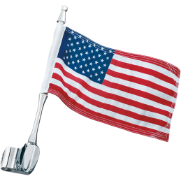 AMERICAN FLAG AUCTION WITH ANTENNA MOUNT MOTORCYCLE