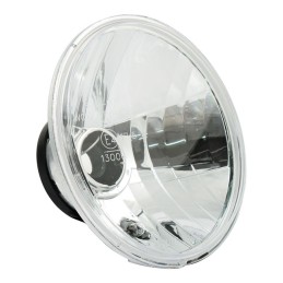 HEADLIGHT INSERT CLEAR 7" H4 55/60 W FOR CUSTOM MOTORCYCLE AND HARLEY DAVIDSON